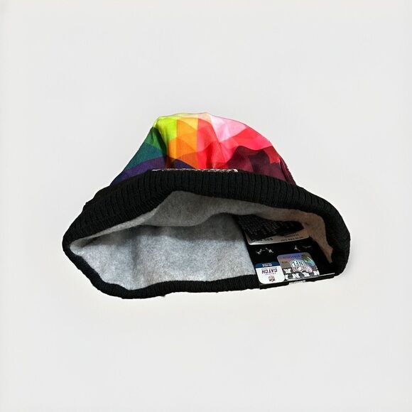 Men's New England Patriots New Era Black 2023 NFL‎ Crucial Catch Cuffed Knit Hat - Picture 5 of 5